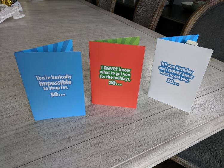 Take My Money Pop Up Birthday Card 3 Pack