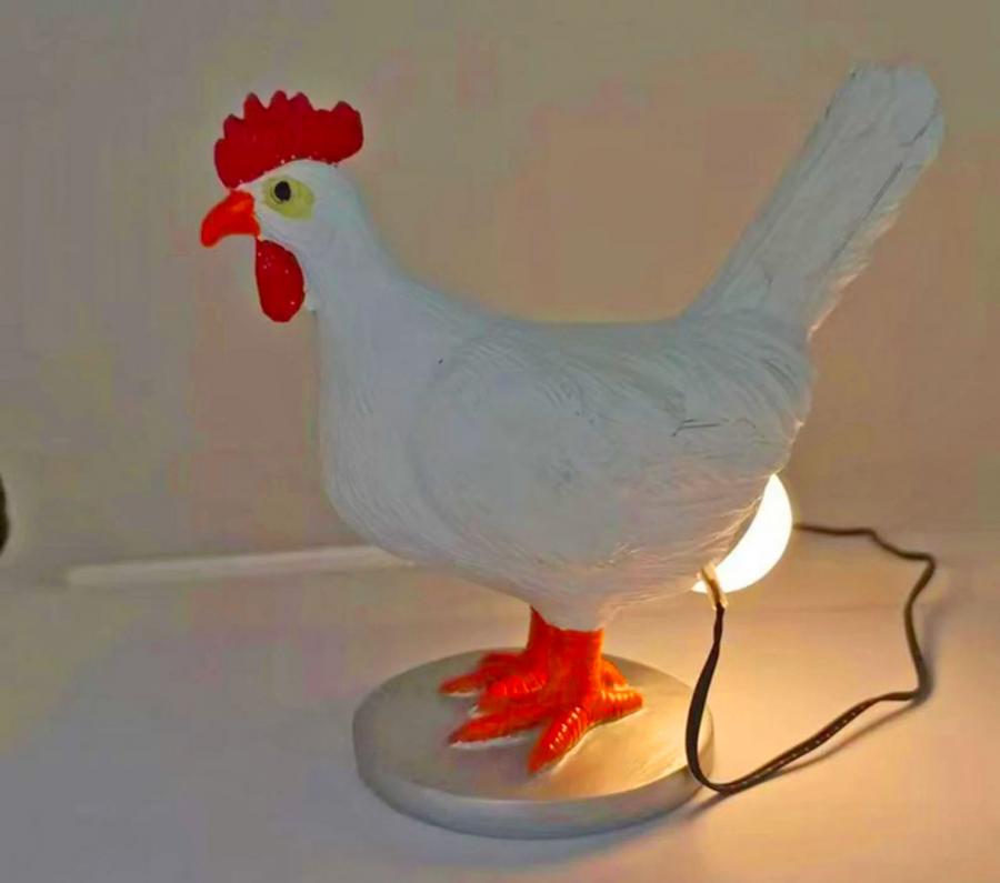 Chicken egg lamp