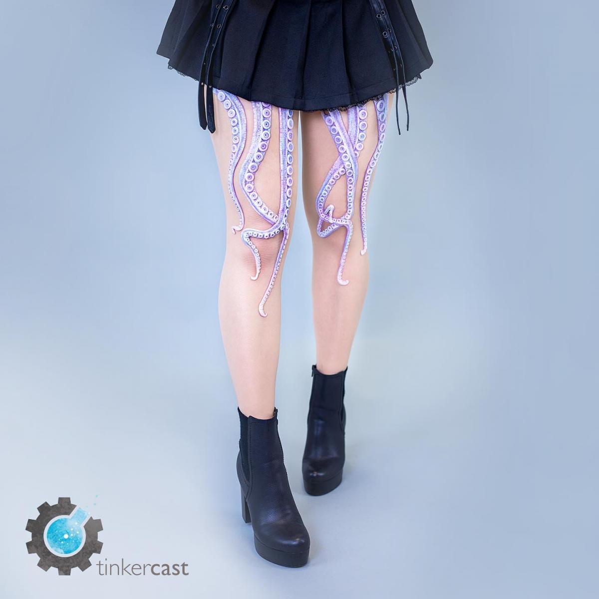 Tentacle Tights - Octopus Tights - Ursula Tights - Sea-Creature Tights