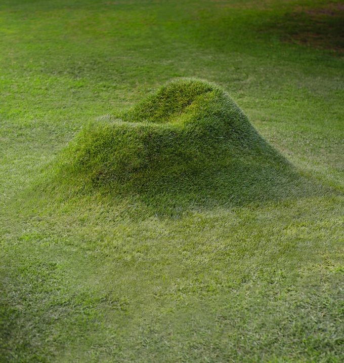 Terra! - Natural Grass Chairs Made Into Your Lawn - Grass furniture
