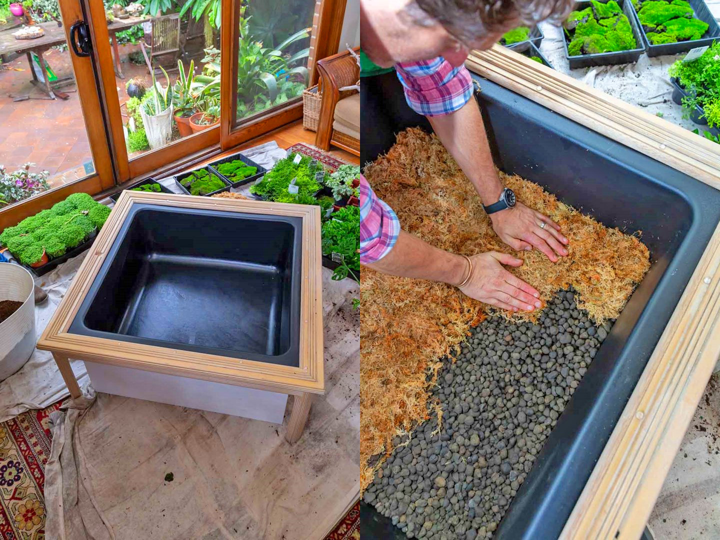 Terrarium Coffee Table - Garden table