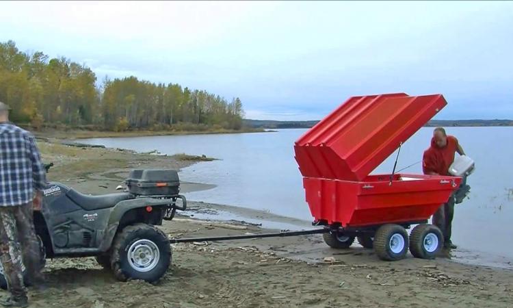 tetrapod: a trailer that converts into a boat