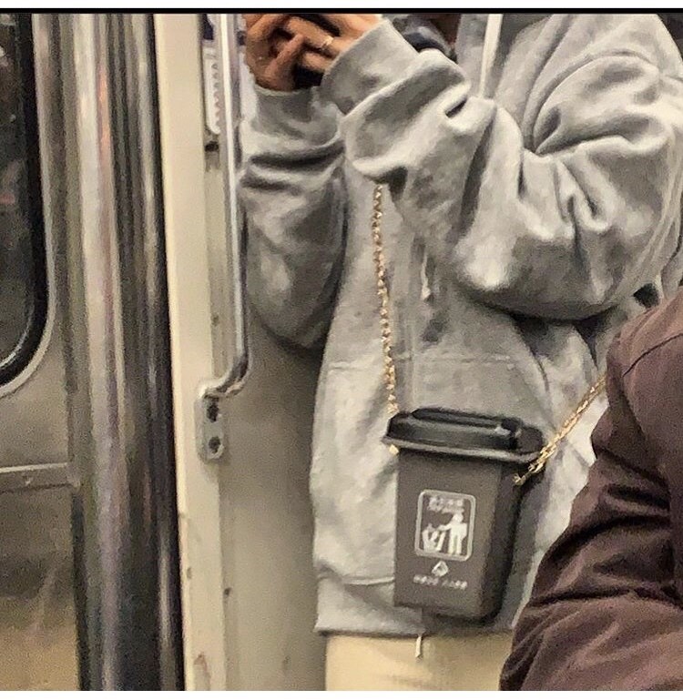trash can purse