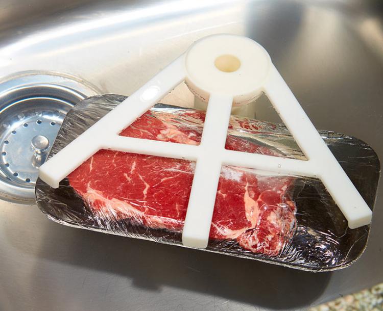 Thaw Claw Sink Suction Tool Helps Thaw Meat 7x Faster