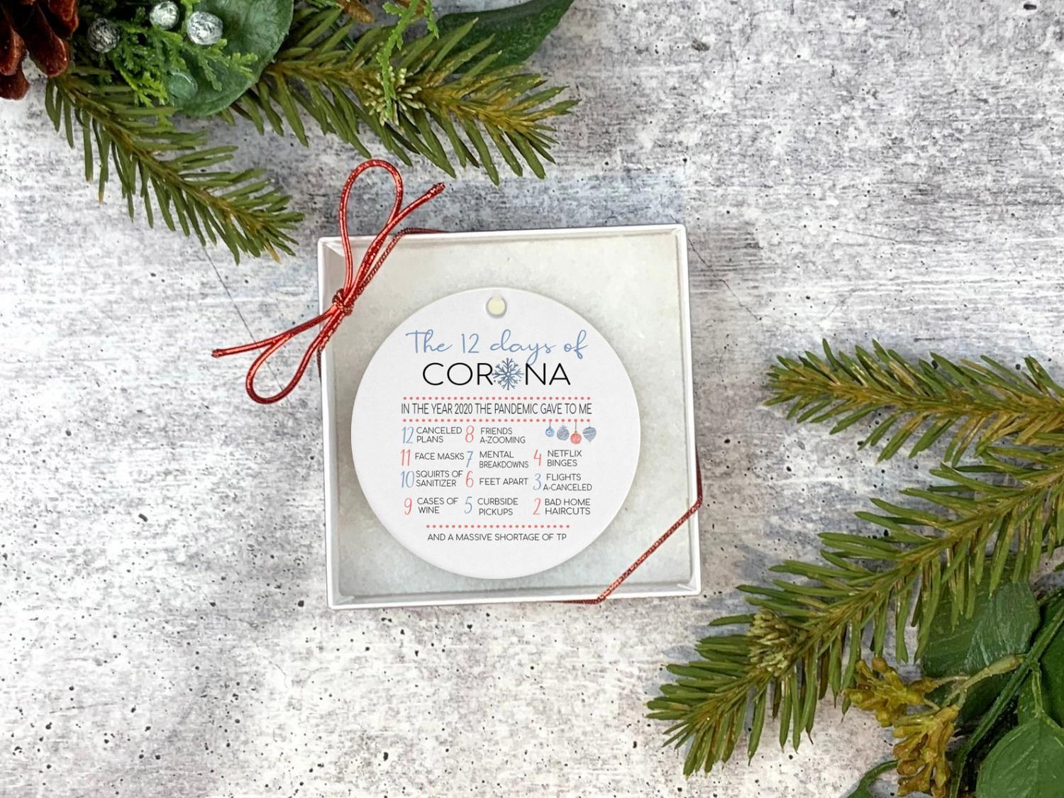 The 12 Days Of Corona Christmas Ornament