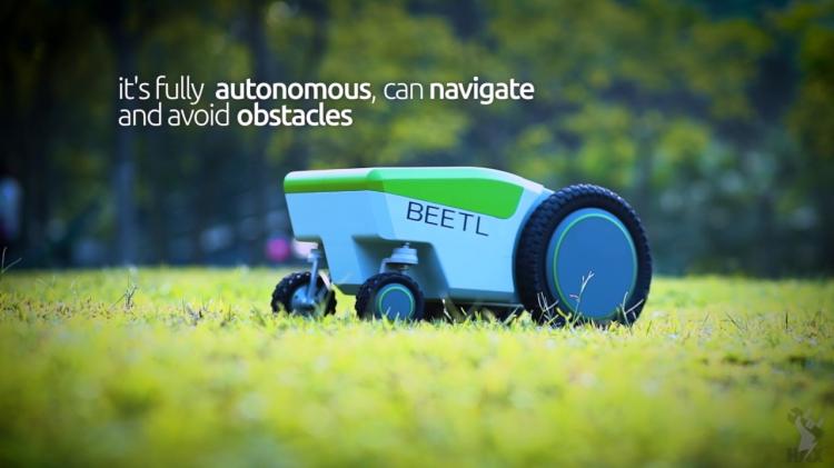 The Beetl a Roomba-Like Robot That Roams Around Your Yard, Picking Up All The Dog Poop It Finds