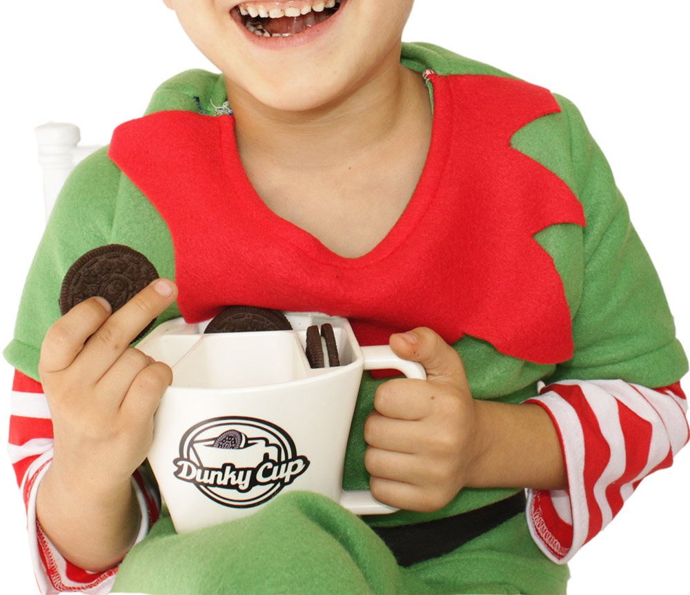 Dunky Cup - Mug holds cookies for milk dunking - Cookie dunking mug