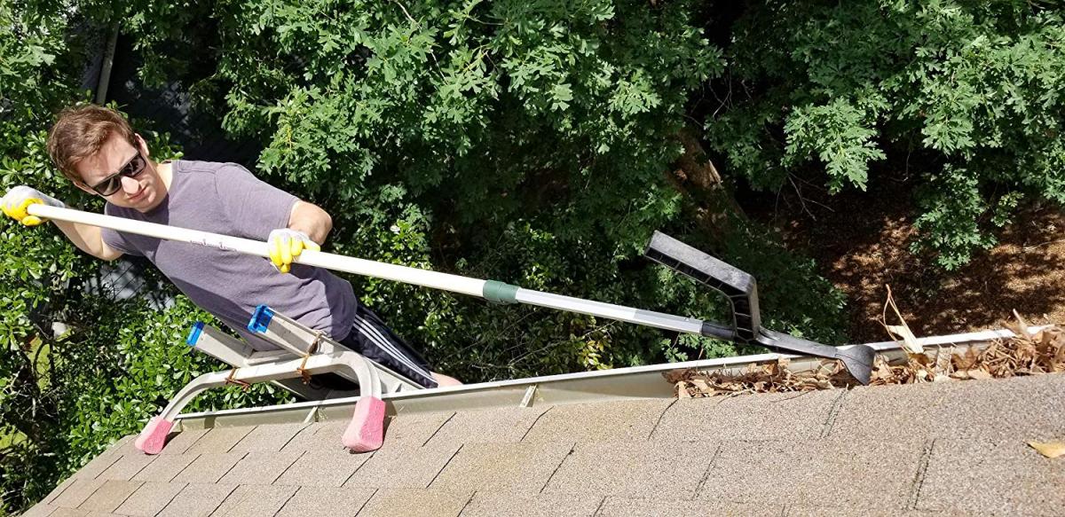 The Gutter Tool - Genius gutter debris cleaning tool The Gutter Tool - Genius gutter debris cleaning tool