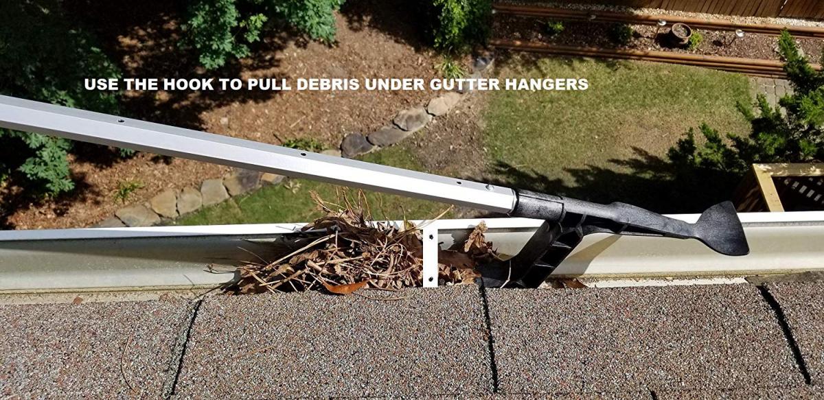 The Gutter Tool - Genius gutter debris cleaning tool
