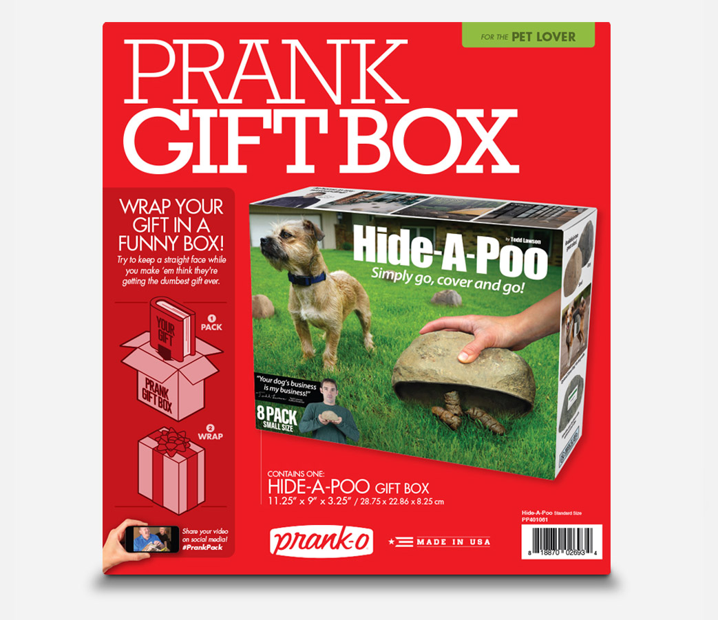 FOLE Prank Gift Box Pet Rocky 