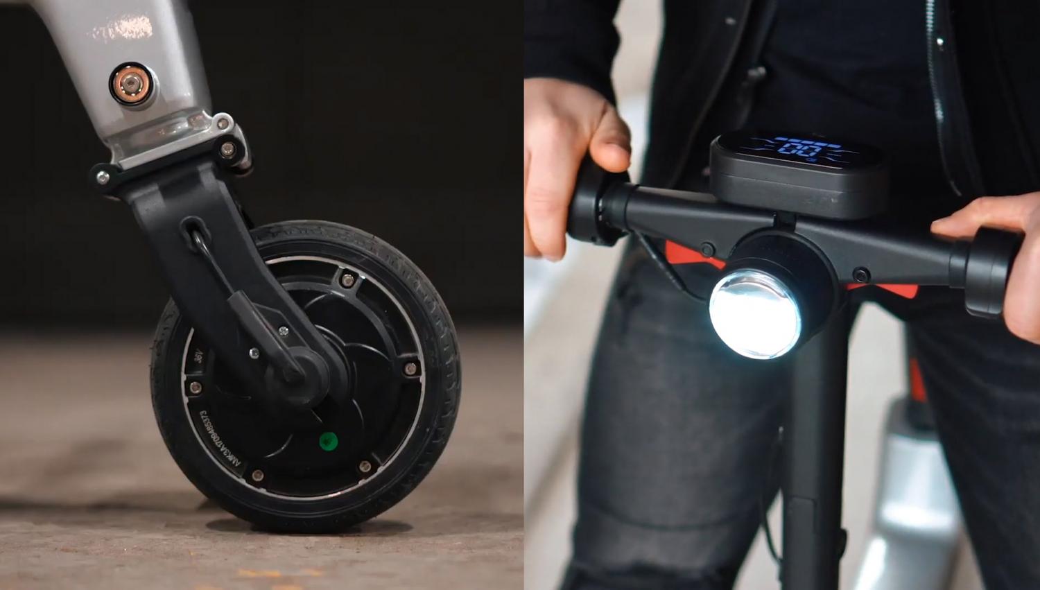 HIMO Folding E-Bike Collapses Down To Fit In Your Backpack - Tiny folding electric scooter