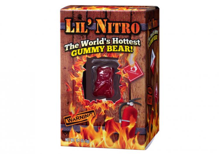 Lil' Nitro Is The World's Hottest Gummy Bear - spiciest candy gummy bear