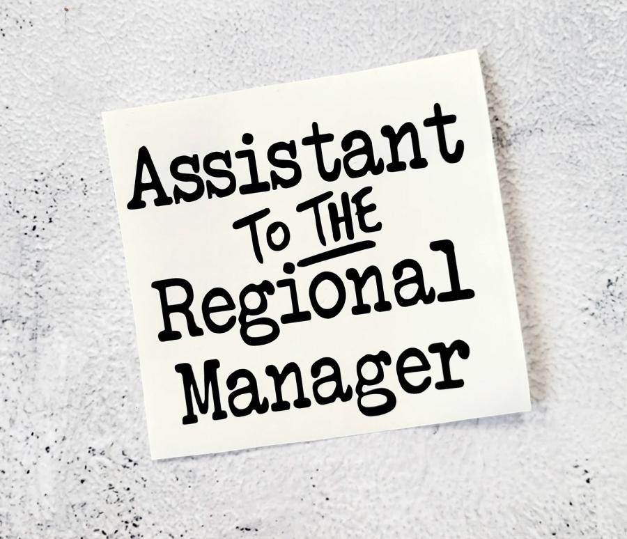 Assistant to the regional manager - Car Decal