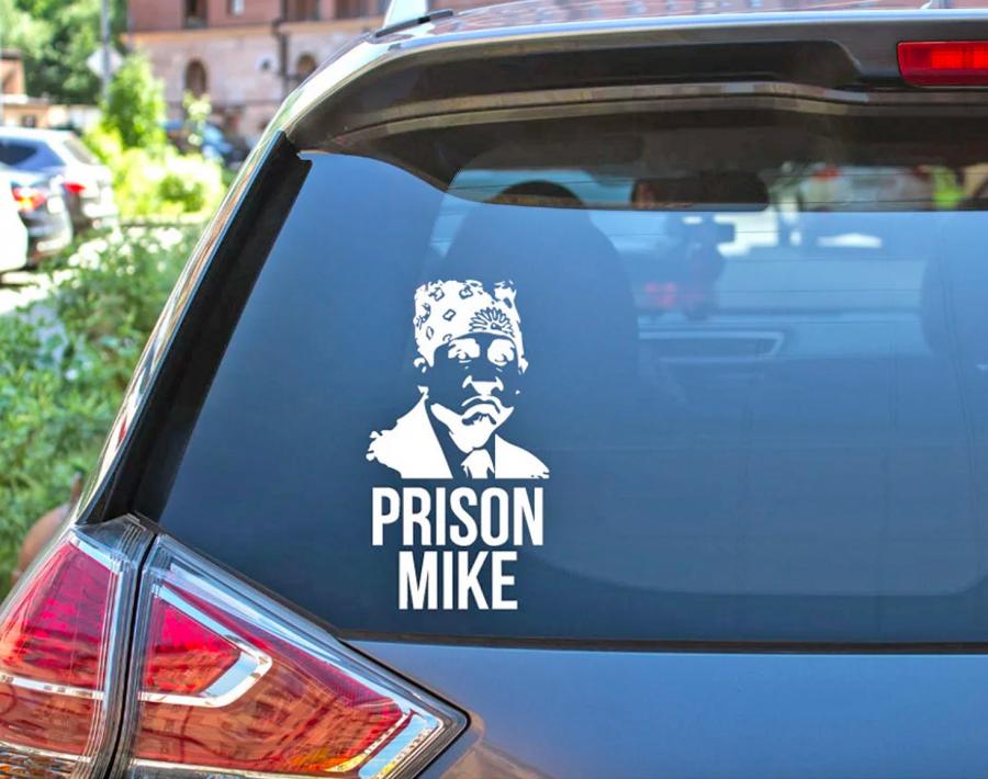 The Office Prison Mike car decal