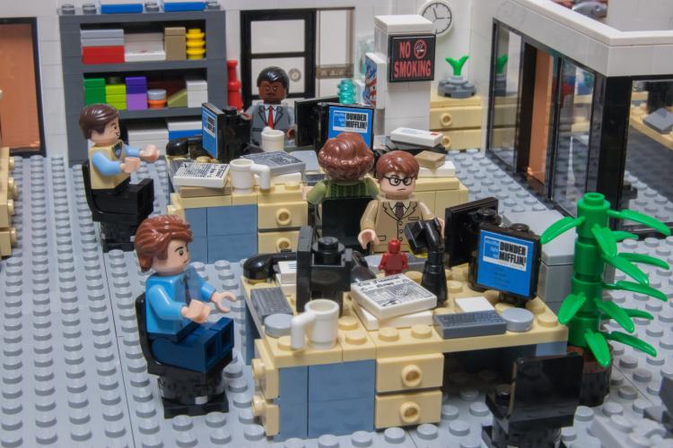 The office lego online set amazon