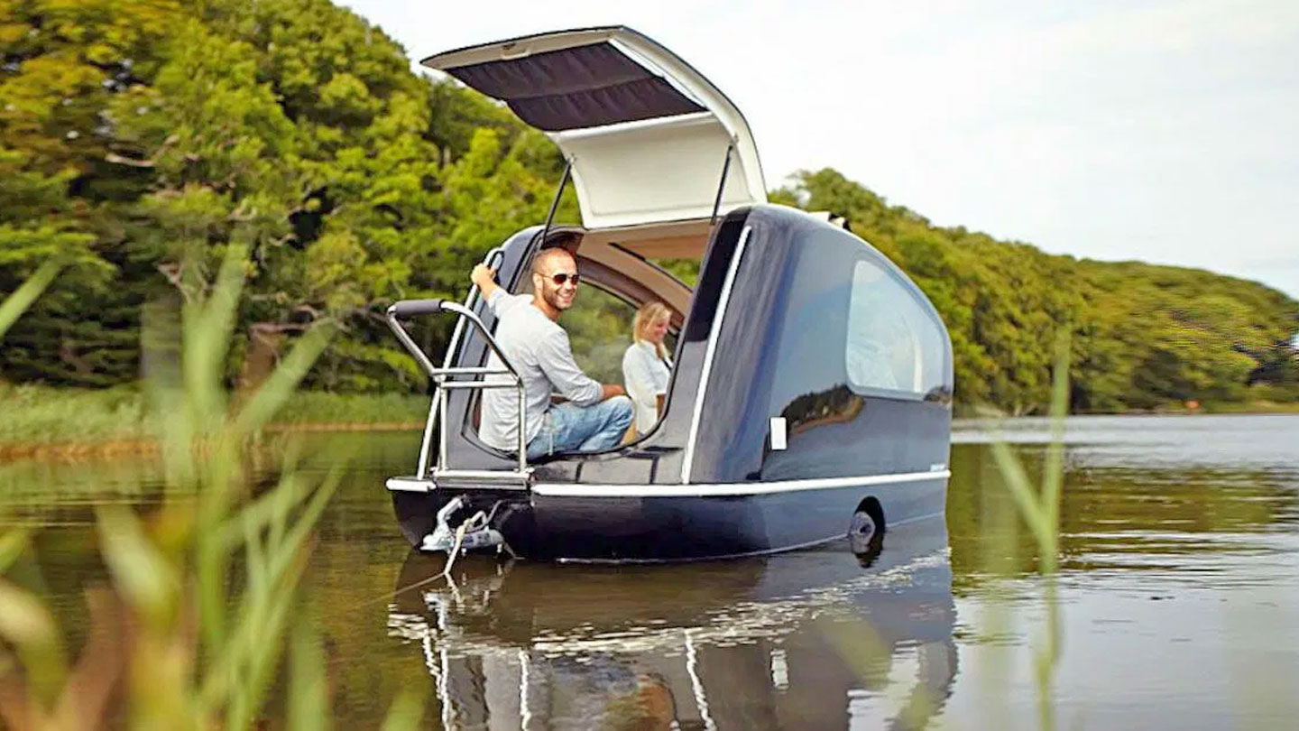 The Sealander Is a Compact Camper Trailer That Doubles as a Boat