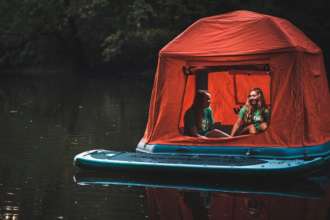 Smith Fly Shoal Tent - Inflatable Floating Camping Tent - Camp on the water on a lake or river