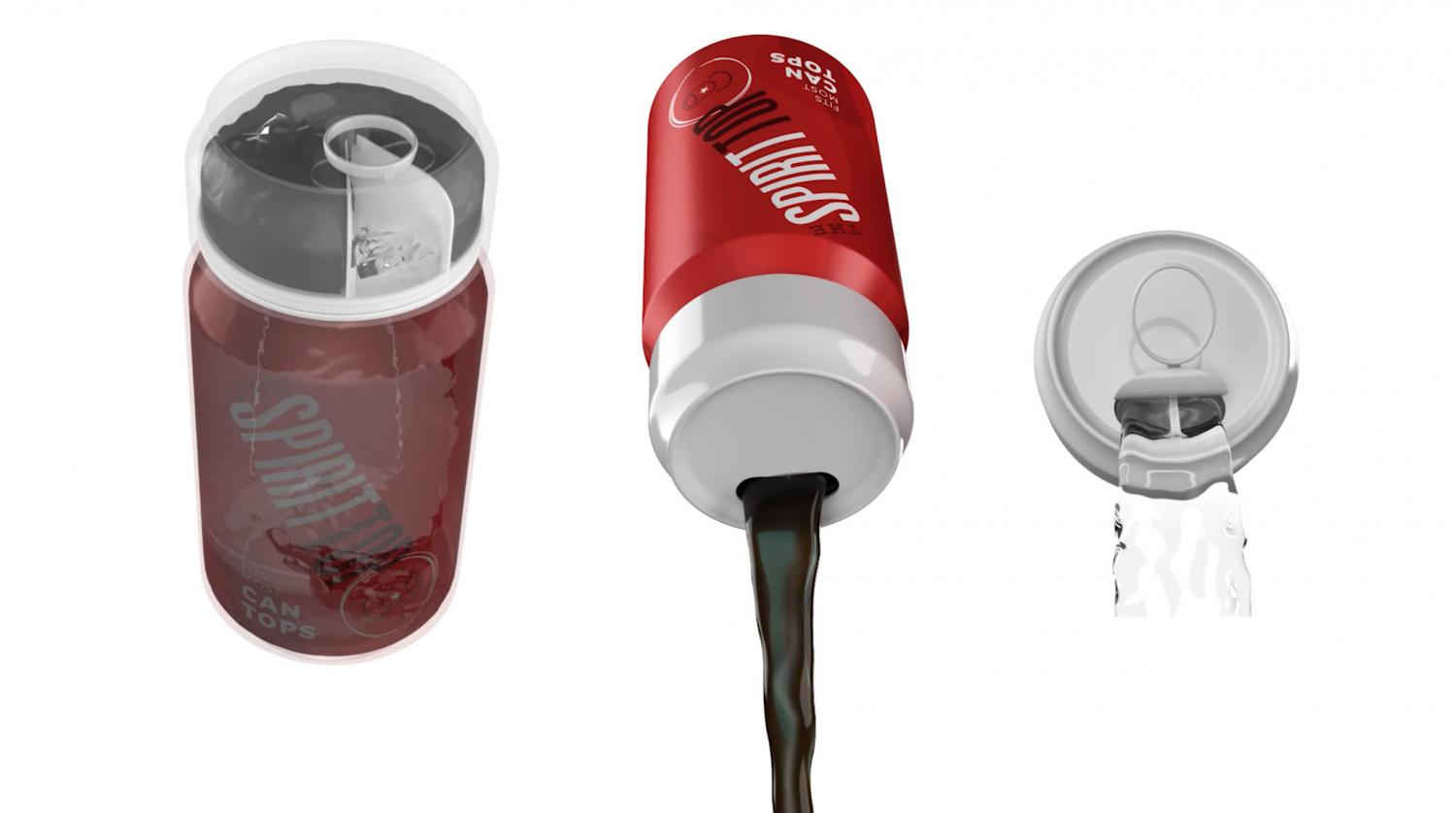 Spirit Top Alcohol Pods Turn Any Can Into Mixed Alcoholic Drink