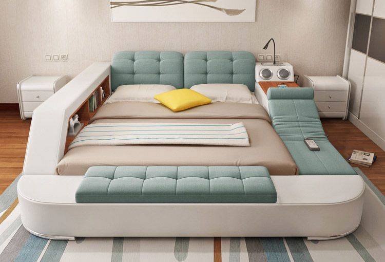 beds with built in chairs