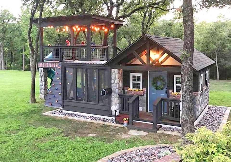 The Ultimate She Shed With Attached Kids Play Area