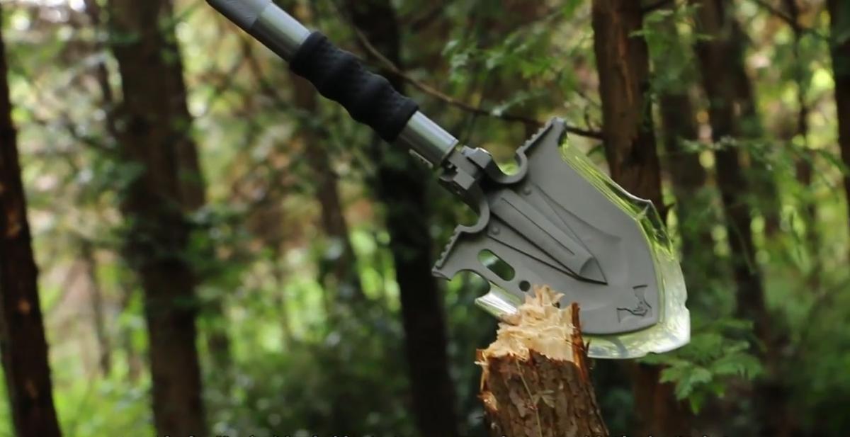 Ultimate Survival Tool 23-in-1 Multi-Purpose Folding Shovel
