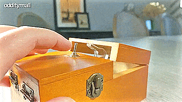 The Useless Box - A wooden prank box that turns itself off