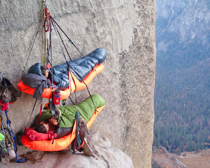 This Lightweight Inflatable Climbing Pod Lets You Sleep On The Side Of ...