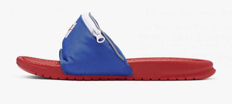 Nike Benassi JDI Fanny Pack Slides - Fanny pack sandals with zipper pocket