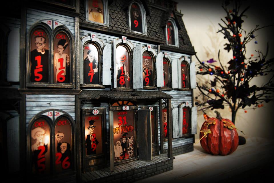 This Spooky Halloween Advent Calendar House Helps Countdown To October 31