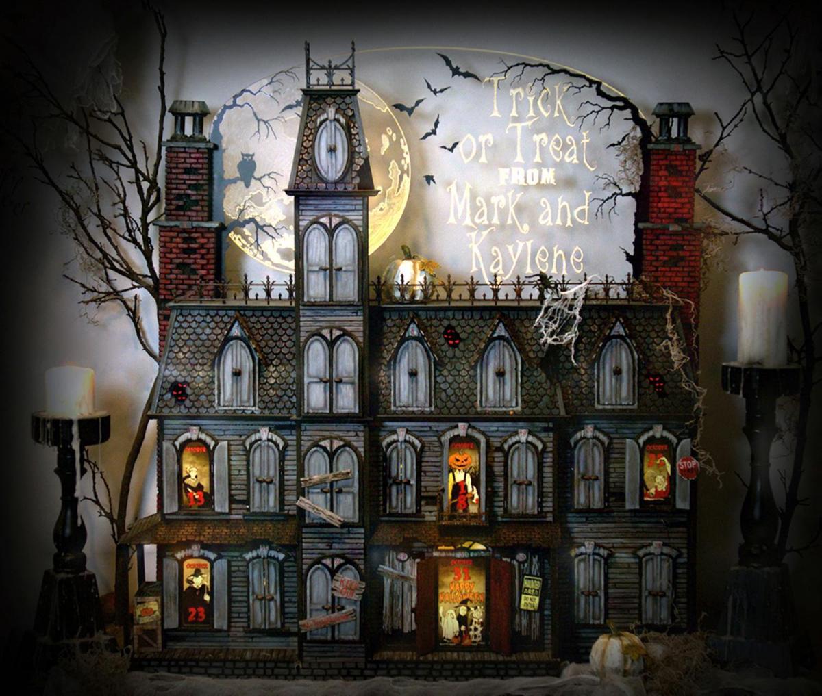 This Spooky Halloween Advent Calendar House Helps Countdown To October 31