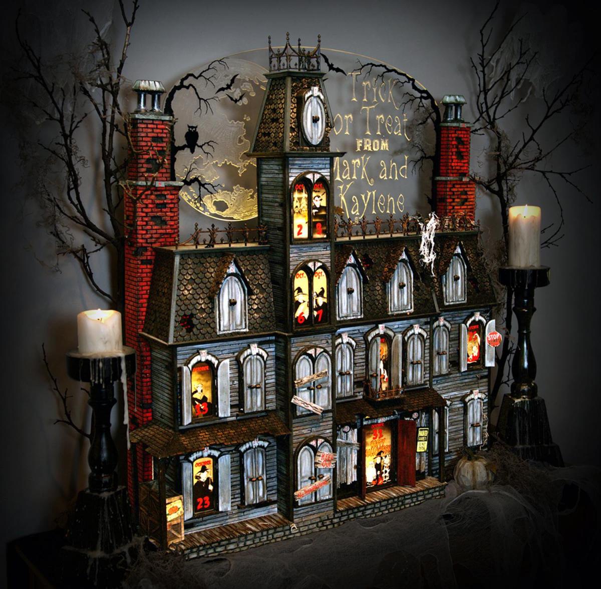 This Spooky Halloween Advent Calendar House Helps Countdown To October 31