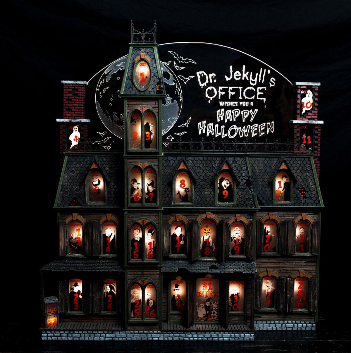 This Spooky Halloween Advent Calendar House Helps Countdown To October 31