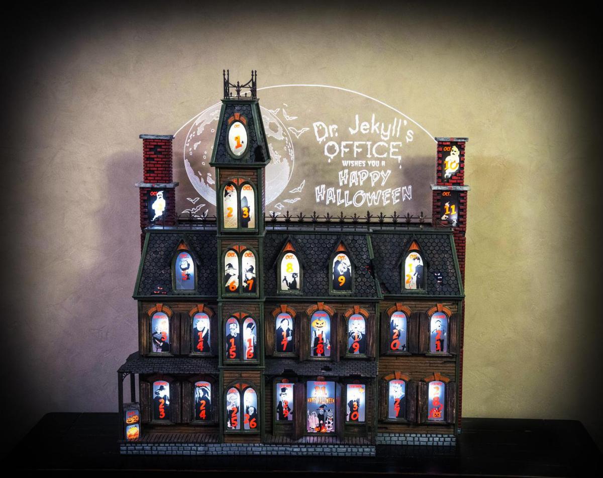 This Spooky Halloween Advent Calendar House Helps Countdown To October 31