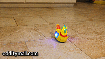 Dancing Chicken Egg Toy - Light-up Robotic chicken egg laying kids toy