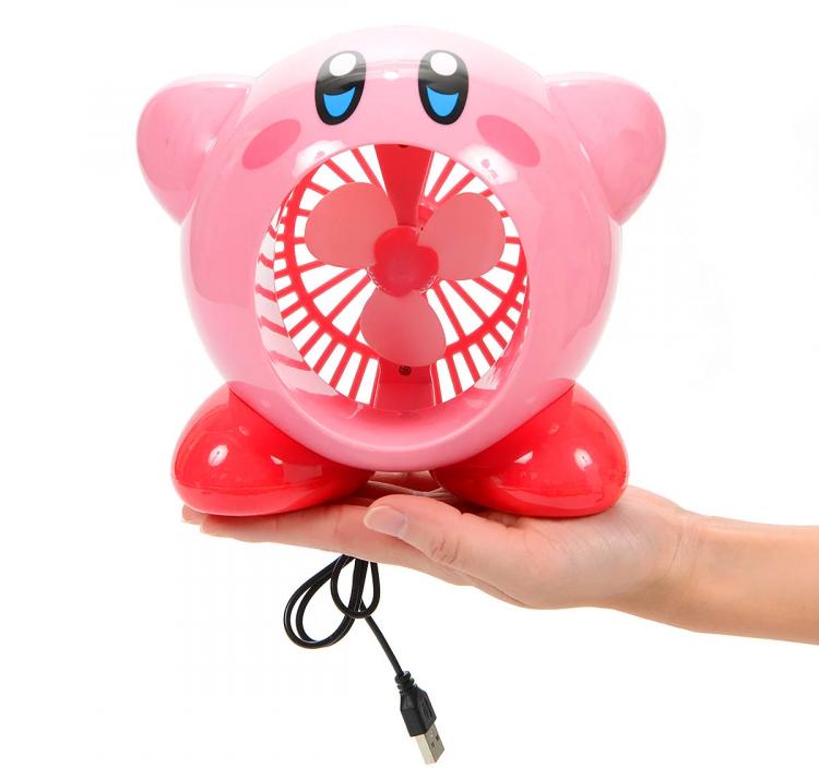 Kirby Fan - Geeky desk fan inhaling kirby gadget