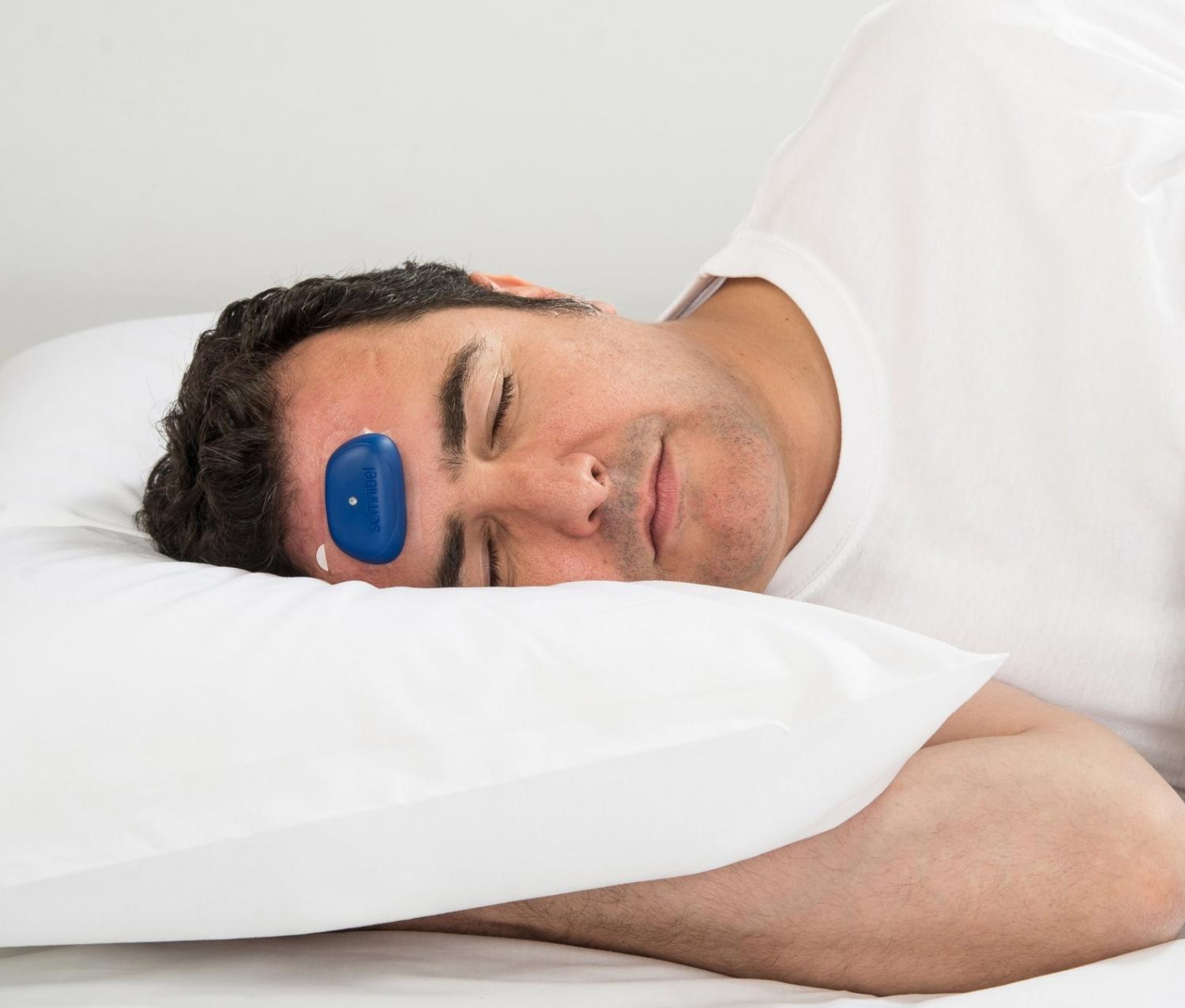 Somnibel Snoring Stopper - Forehead sticking zapping machine stops snoring and sleep apnea
