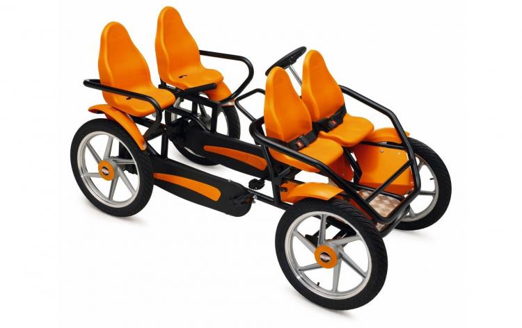 4 wheel bicycle cart