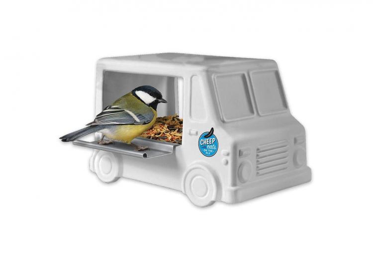 Food Truck Bird Feeder - Cheep Eats hanging bird feeder truck