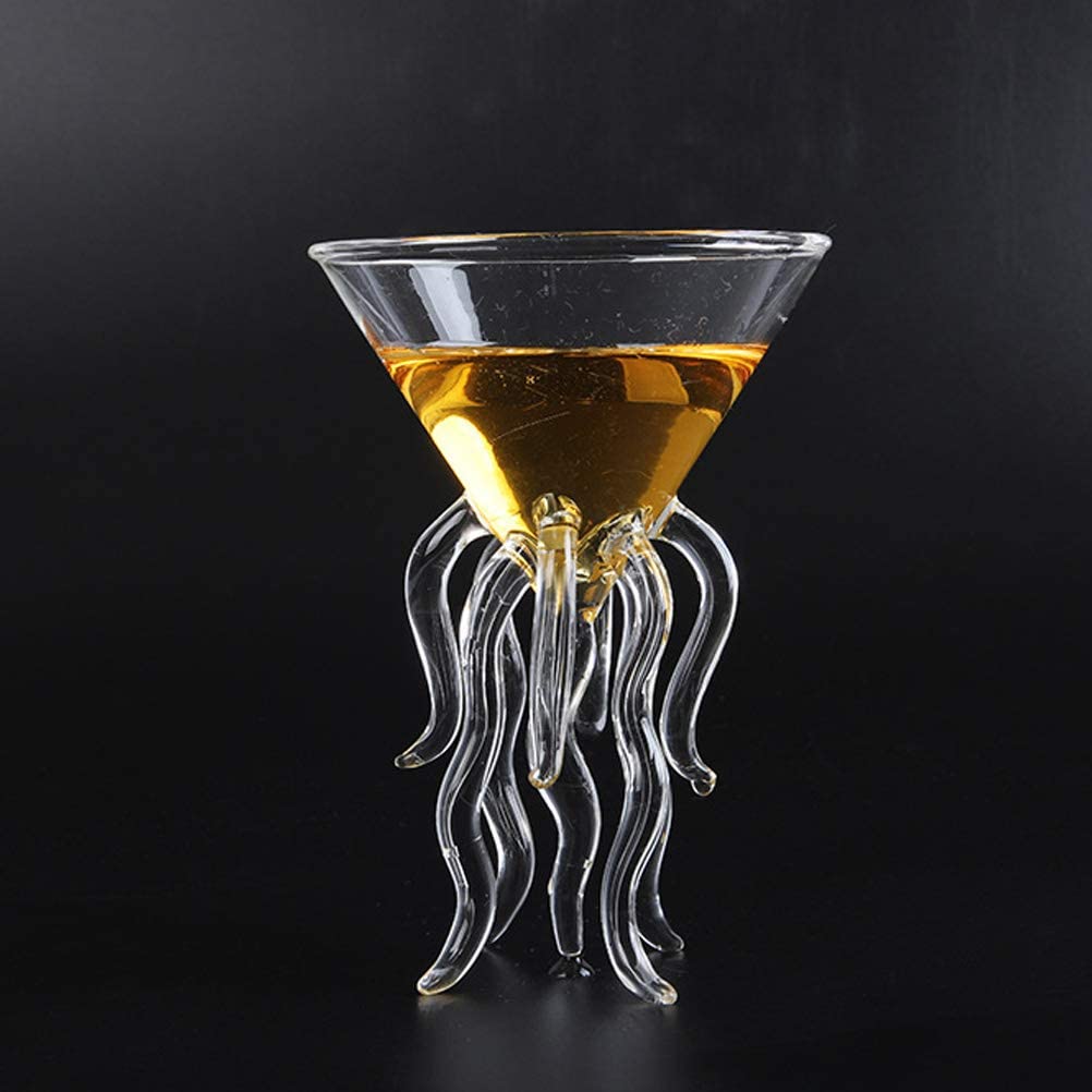 Jellyfish martini glasses - Cocktail Glasses Made To Look Like a Jellyfish/octopus