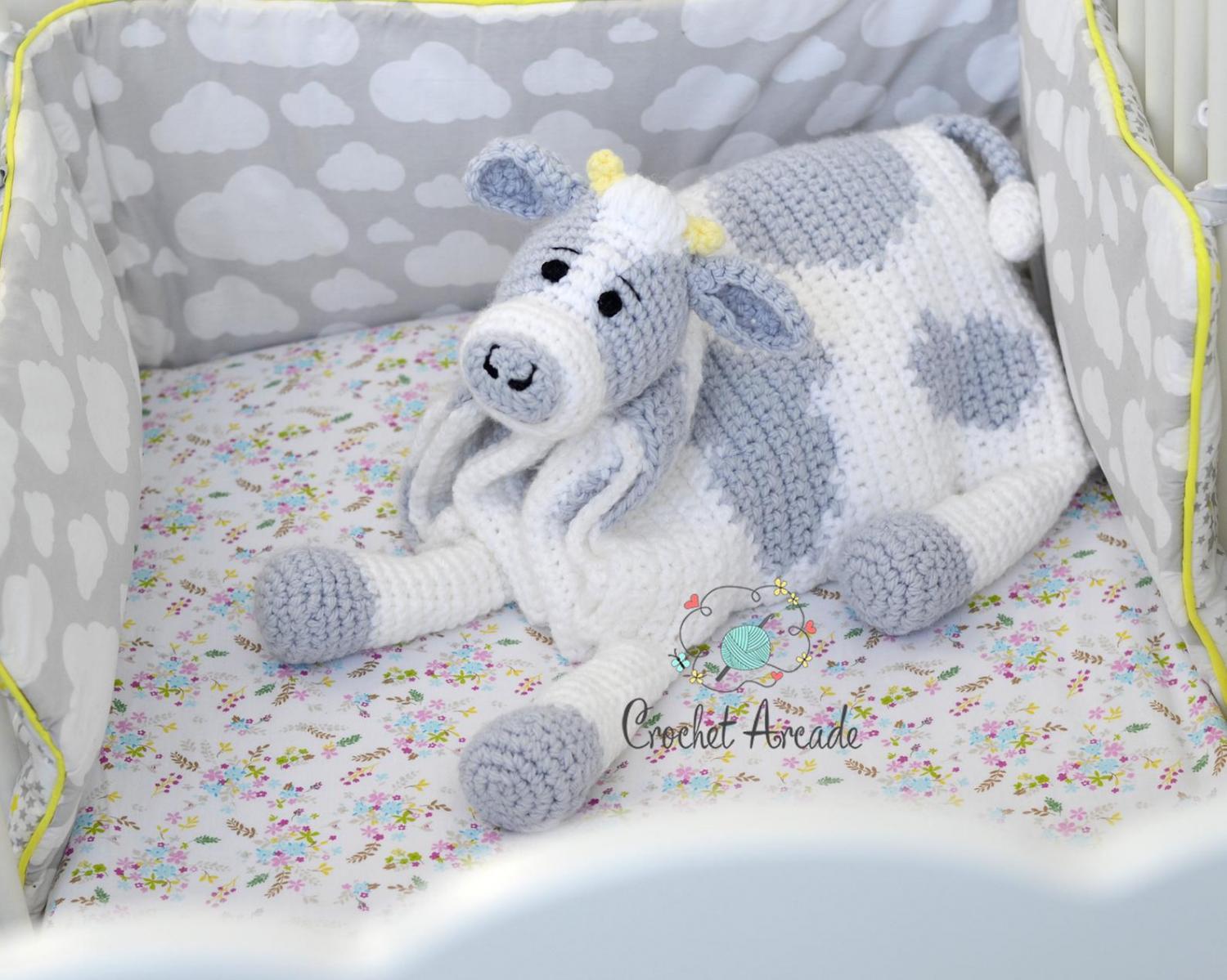 Crochet arcade elephant discount blanket