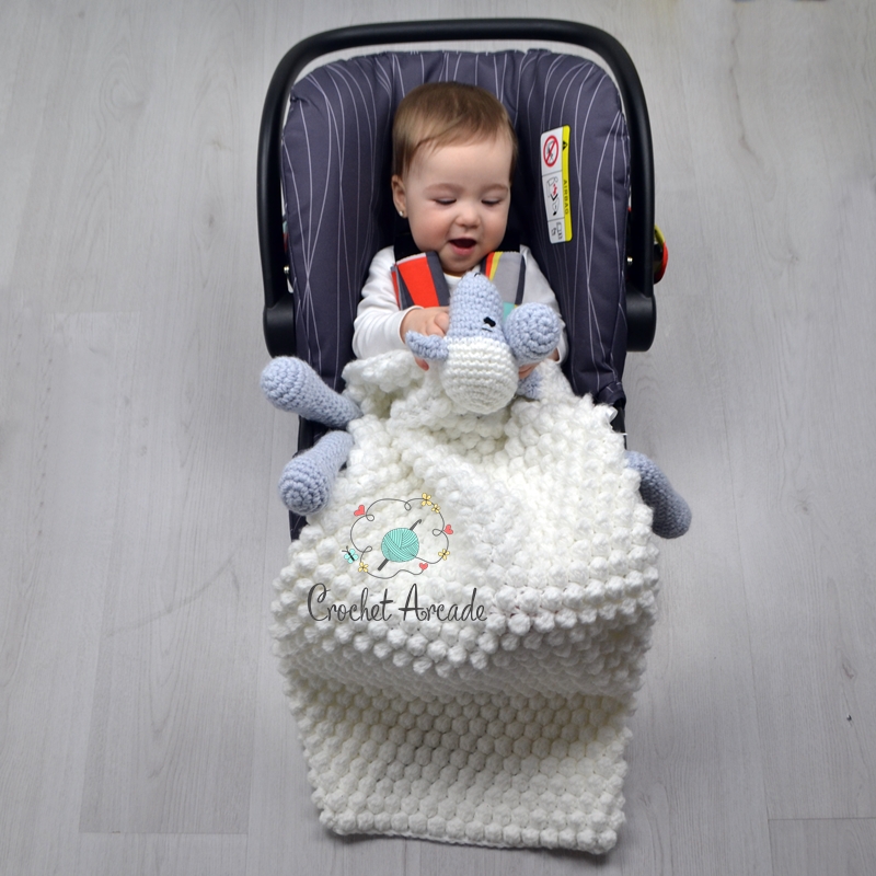 Crochet Animal Head Blankets - Cute Animal Baby Blankets