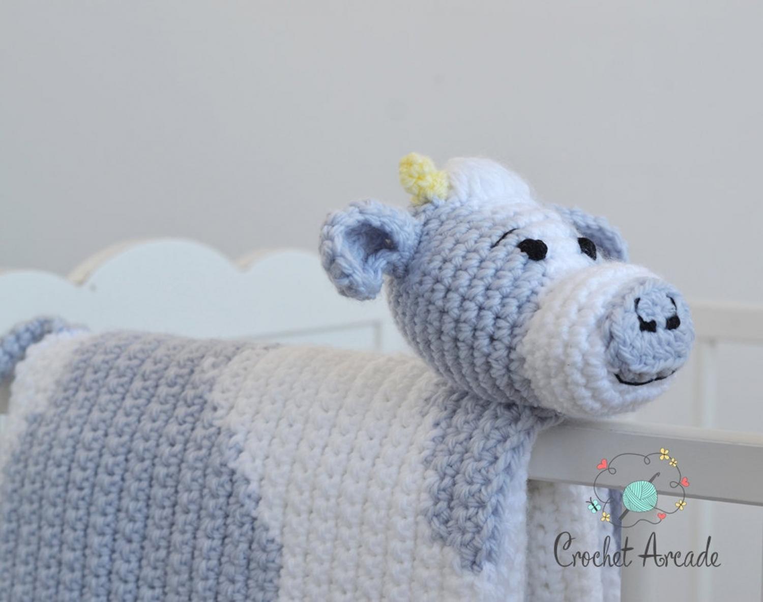 These Crochet Animal Head Blankets Are The Perfect Idea For Newborns