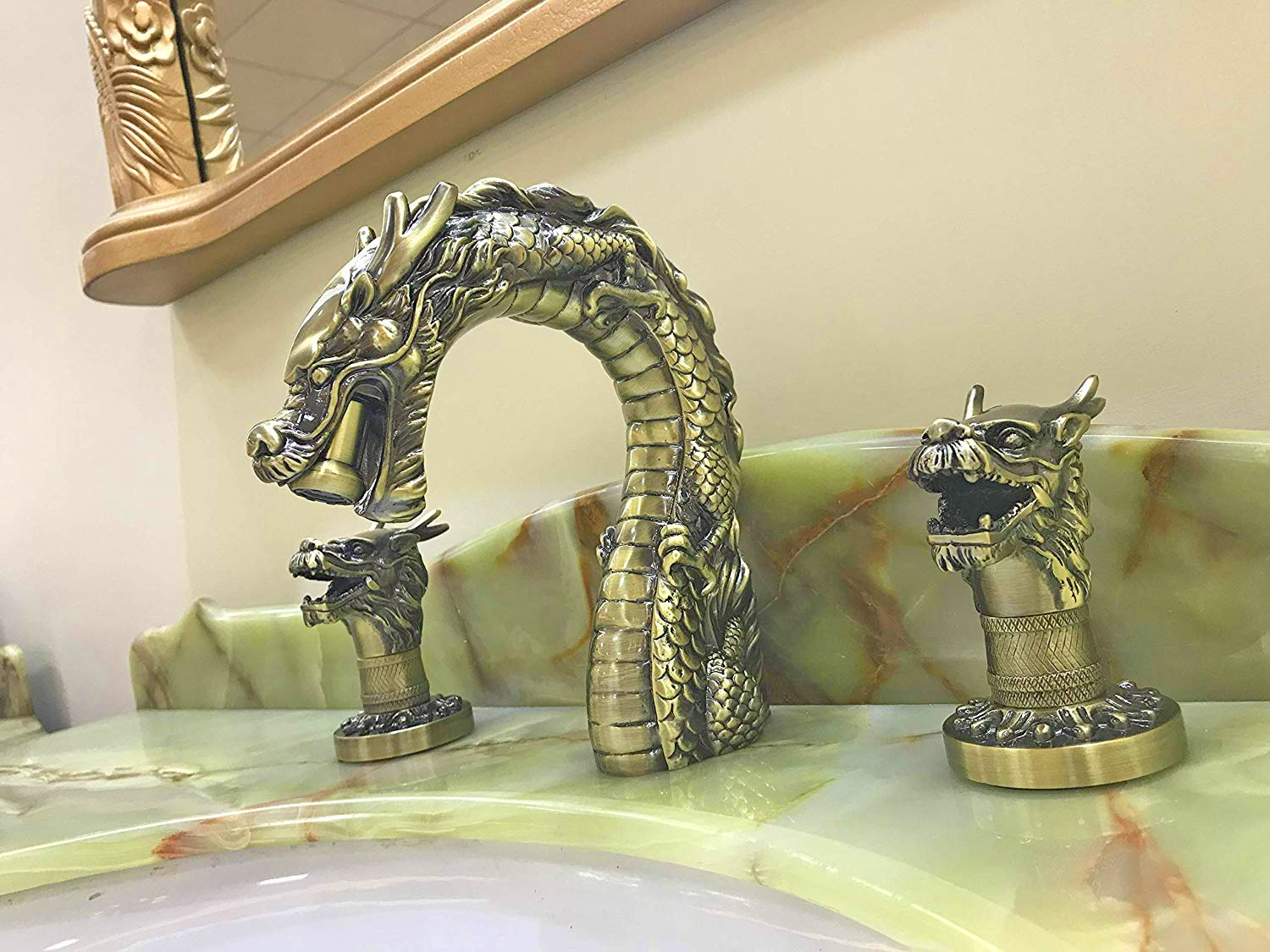 Dragon Faucet - Luxurious Dragon Bathroom Fixture
