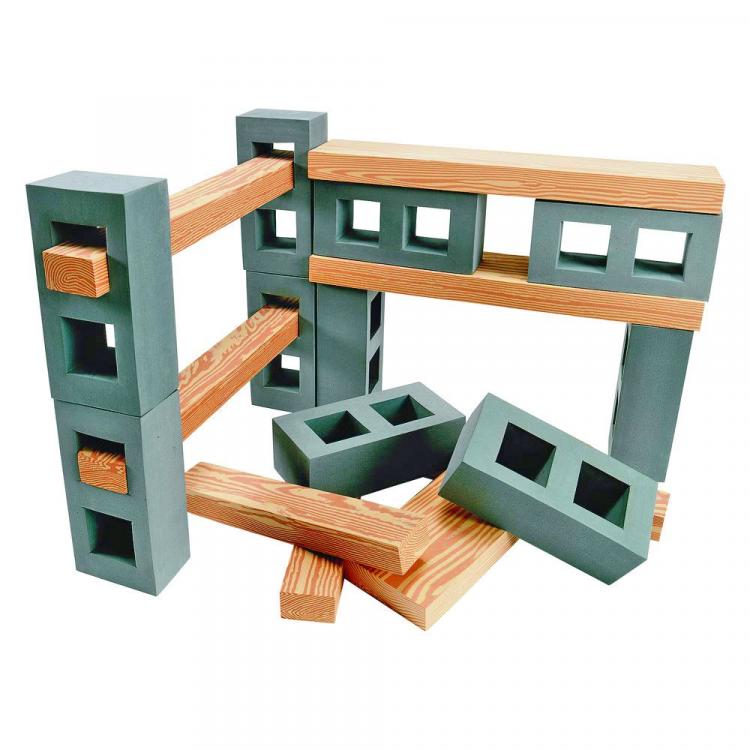 Foam Cylinder Blocks and Planks