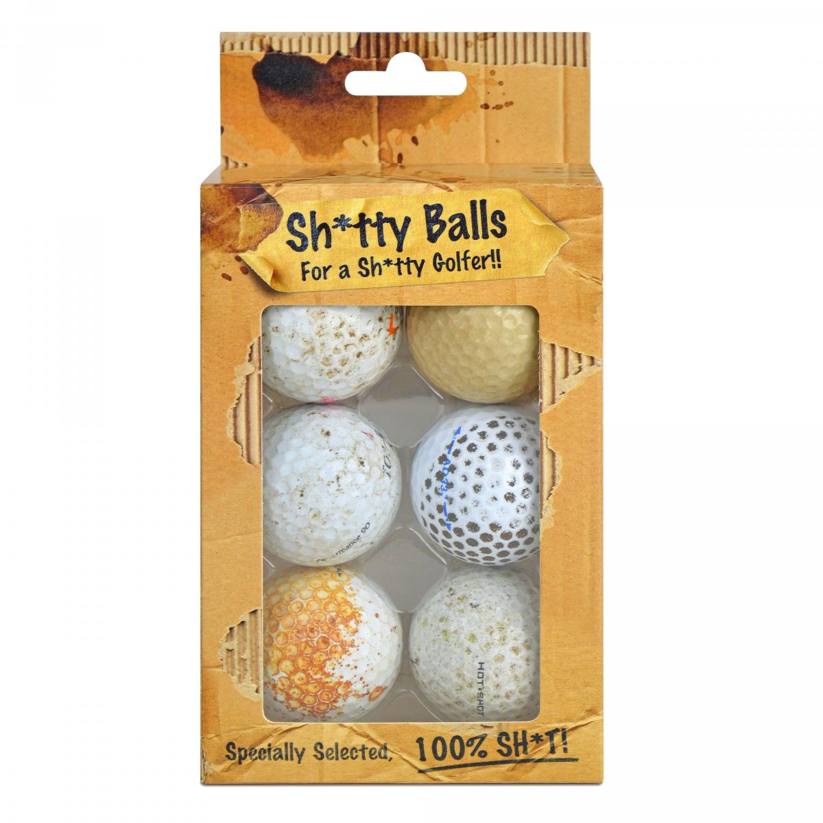 Shitty Golf Balls for Shitty Golfers - Gag Gifts - Funny Golf