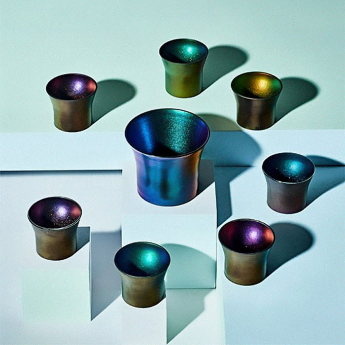 Japanese Cups Turns Into Galaxies When Clear Liquid Is Added - Space Galaxy Shot Glasses