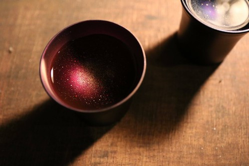 Japanese Cups Turns Into Galaxies When Clear Liquid Is Added - Space Galaxy Shot Glasses