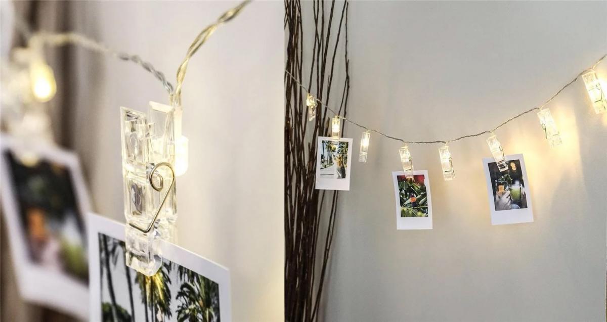 LED Photo Clip String Lights