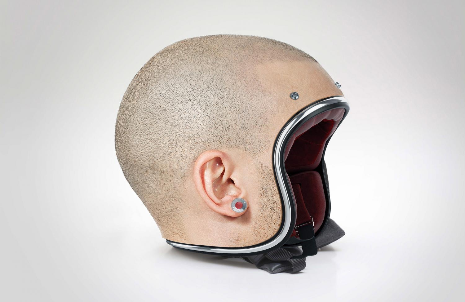 There Are Motorcycle Helmets That Are Modeled After Actual Human Heads