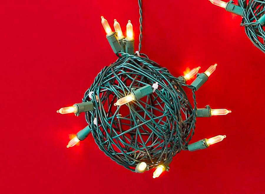 Funny National Lampoons Christmas Vacation Pre-tangled String Lights Tangled ball of lights